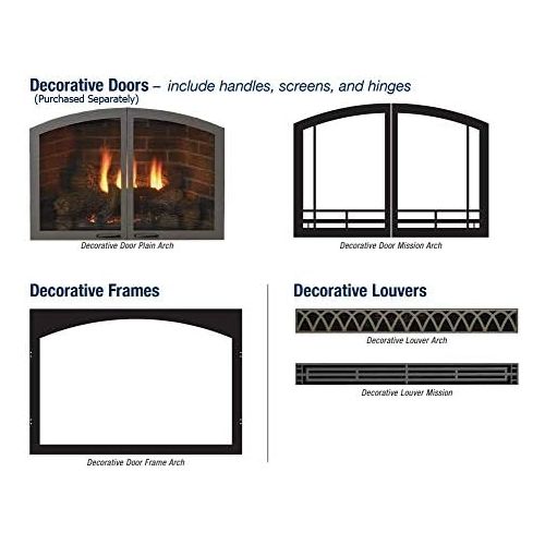  Empire Comfort Systems Vent-Free 26 inch 20000 BTU MV Fireplace - Natural Gas