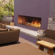 Empire Comfort Systems Outdoor 60 SS Manual Ignition Linear Fireplace - Natural Gas