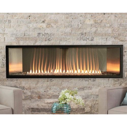  Empire Comfort Systems Empire Boulevard 48-In Vent-Free Linear IP Natural Gas Fireplace with Thermostat Variable Remote Control