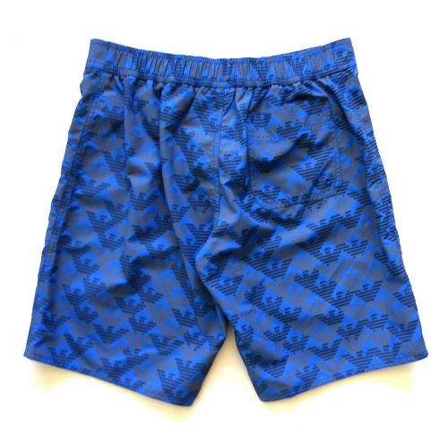  Emporio+Armani Emporio Armani Mens All Over Eagle Bermuda Swim Shorts