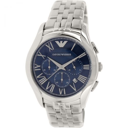  Emporio Armani Mens AR1787 Classic Blue Dial Stainless Steel Watch by Emporio Armani