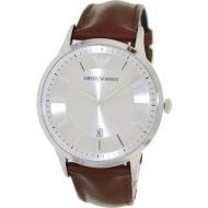 Emporio Armani Mens AR2463 Classic Brown Leather Watch by Emporio Armani