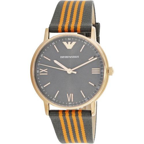  Emporio Armani Mens Kappa AR11014 Multicolor Canvas Fashion Watch by Emporio Armani