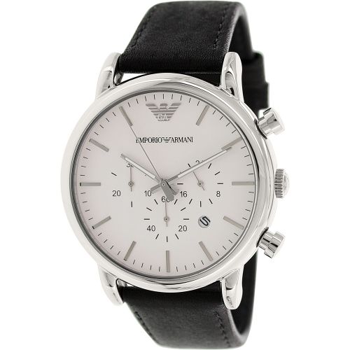  Emporio Armani Mens Classic AR1807 Black Leather Japanese Quartz Dress Watch by Emporio Armani