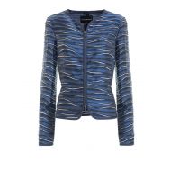 Emporio Armani Wave patterned jacquard jacket