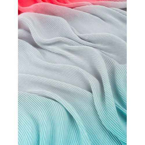  Emporio Armani Multicolour pleated scarf