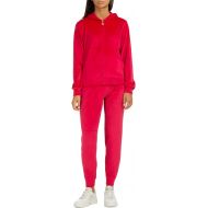 Emporio Armani womens Quilted Chenille Full Zip Up Jacket and Pants Tracksuit