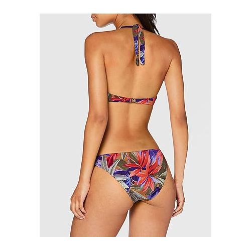  Emporio Armani Women's Standard Tropical Safari Multifunction Push Up and Brief Bikini