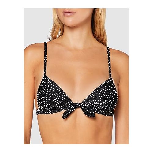  Emporio Armani Women's Standard The Front Pois Padded Triangle and Brazilian Bikini