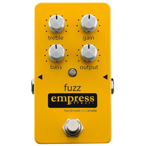  Empress Effects},description:This classic sounding fuzz offers smooth, rich sustain with great note definition. A tighter low end makes it ideal for full chords as well as sustaini