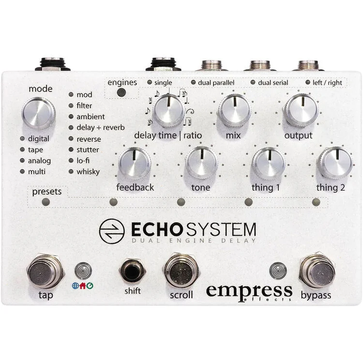  Empress Effects Echosystem Dual Engine Delay Pedal