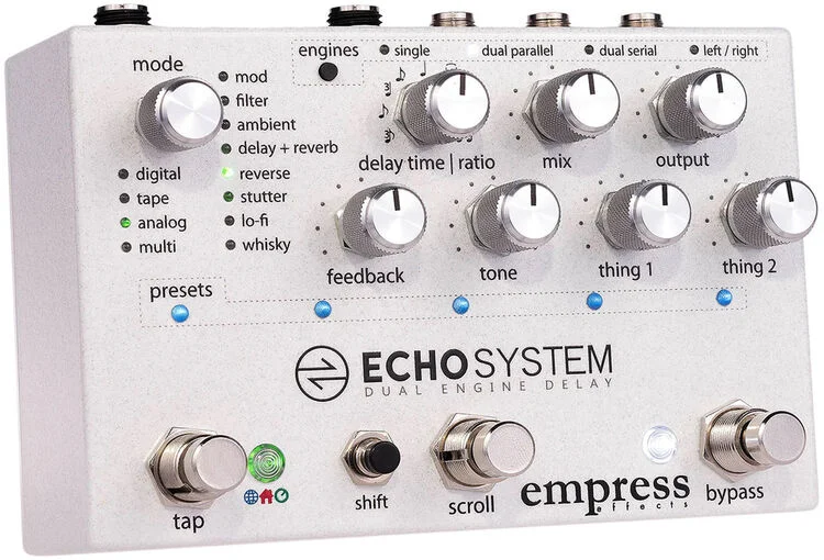  Empress Effects Echosystem Dual Engine Delay Pedal