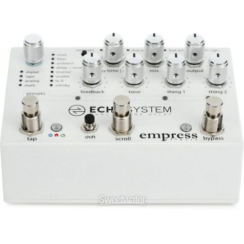  Empress Effects Echosystem Dual Engine Delay Pedal