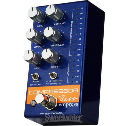  Empress Effects Bass Compressor Pedal - Blue