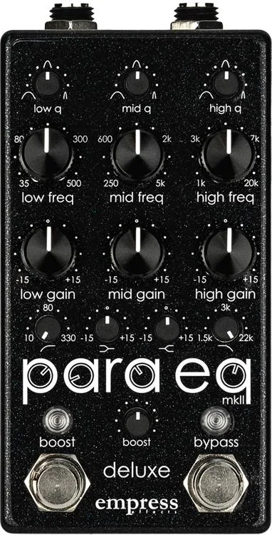 Empress Effects ParaEq MKII Deluxe Equalizer and Boost Pedal - Limited-edition Black