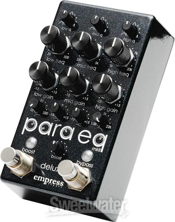  Empress Effects ParaEq MKII Deluxe Equalizer and Boost Pedal - Limited-edition Black