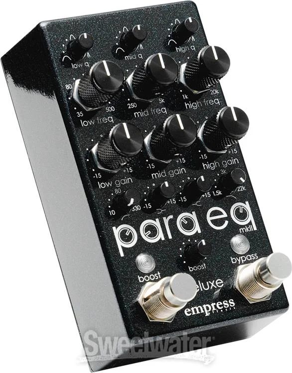  Empress Effects ParaEq MKII Deluxe Equalizer and Boost Pedal - Limited-edition Black
