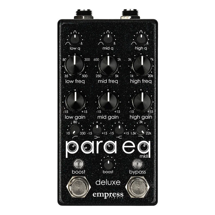  Empress Effects ParaEq MKII Deluxe Equalizer and Boost Pedal - Limited-edition Black