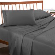 Empyrean Bedding 14” - 16” Deep Pocket Fitted Sheet 4 Piece Set - Hotel Luxury Soft Double Brushed Microfiber Top Sheet - Wrinkle Free Fitted Bed Sheet, Flat Sheet and 2 Pillow Cas