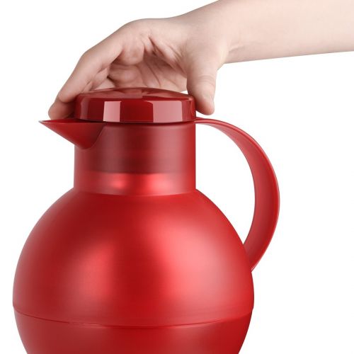  Emsa Samba 509155 Tea Flask with Screw Lid Isothermic 1.0 l Translucent Red