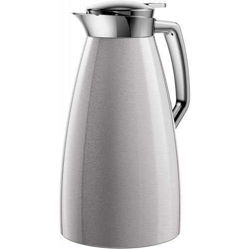  Emsa F4140100 Plaza Isolierkanne, 1 Liter, silber