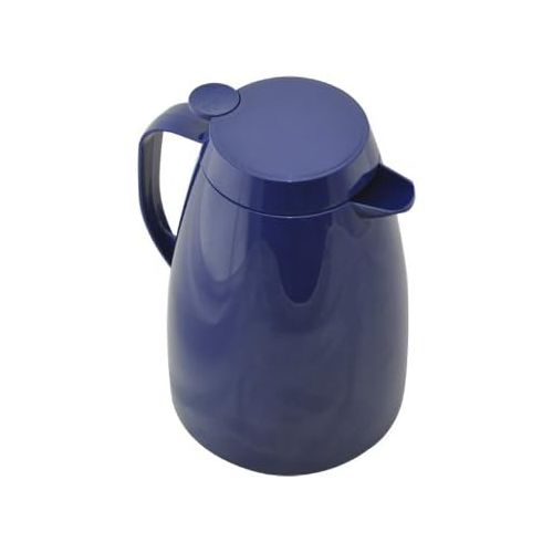  Emsa 505014 Isolierkanne, 1.5 Liter, Quick Tip Verschluss, 100% dicht, Blau, Basic