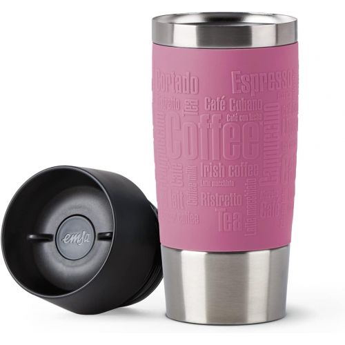  Visit the Emsa Store Emsa 513357 Thermal Travel Mug Standard Design Pack of 1 x 360 ml