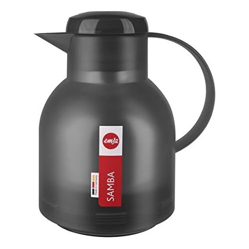  Visit the Emsa Store Emsa Samba insulated jug 1 litre with quick press closure hot for 12 hours cold 24 hours, 1 L