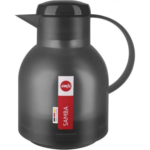  Visit the Emsa Store Emsa Samba insulated jug 1 litre with quick press closure hot for 12 hours cold 24 hours, 1 L
