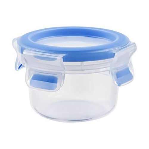  Visit the Emsa Store Emsa Clip & Close 508550 Round Food Storage Container with Lid 0.15 Litres Transparent / Blue