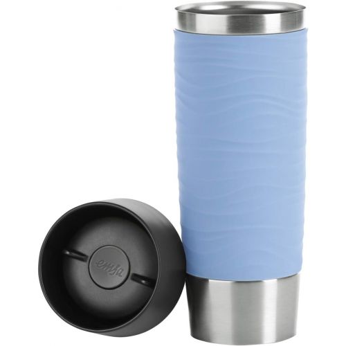  Visit the Emsa Store Emsa Travel Mug Waves Grande N2012200 Thermal Mug, 360ml