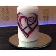 EmzaifydGifts Heart candle