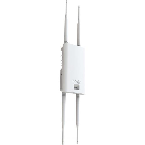  EnGenius 802.11ac Wave 2 2x2 Dual Band, high-powered, Outdoor wireless AP with external detachable antenna, 27dBm, 24V PoE, quad-core CPU, MU-MIMO, Beamforming, IP55 (ENS620EXT)