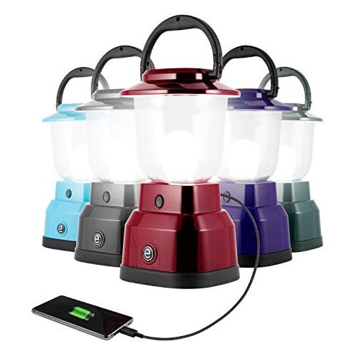  [아마존베스트]Enbrighten LED Lantern Battery Operated, USB Charging, Red Finish, 800 Lumens, 200 Hour Runtime, 3 Light Levels, Ideal for Outdoors, Camping, Hurricane, Storm, Tornado & Emergency,