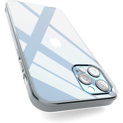  [아마존베스트]Encased Showcase Series Designed for iPhone 12 PRO MAX Belt Clip Case with Holster (Slim Fit) Transparent Back Protective Cover (2020 Release)