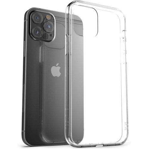  [아마존베스트]Encased Showcase Series Designed for iPhone 12 PRO MAX Belt Clip Case with Holster (Slim Fit) Transparent Back Protective Cover (2020 Release)