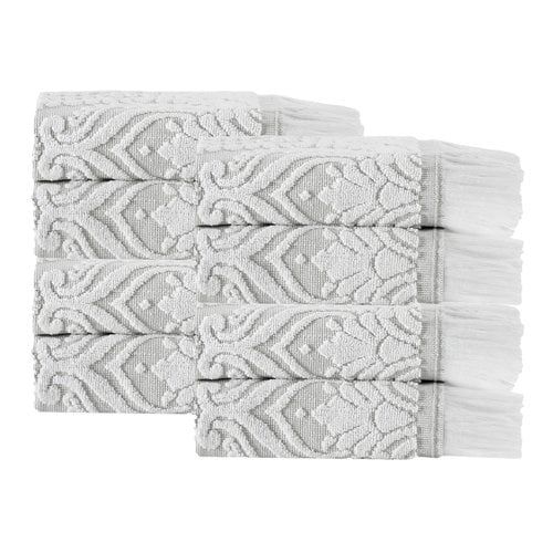  Enchante Home Laina 8 Piece 100pct Cotton Towel Set