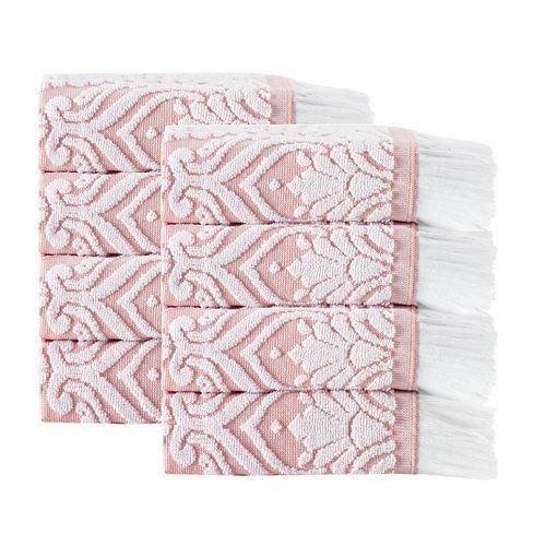  Enchante Home Laina 8 Piece 100pct Cotton Towel Set