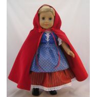 Enchanteddesigner American Girl Sized Little Red Riding Hood Costume