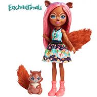 [아마존핫딜]Enchantimals FMT61 Eichhoernchen-Madchen Sancha Squirrel Puppe