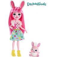 [아마존핫딜]Enchantimals FXM73 - Hasenmadchen Bree Bunny Puppe und Tierfreund Twist