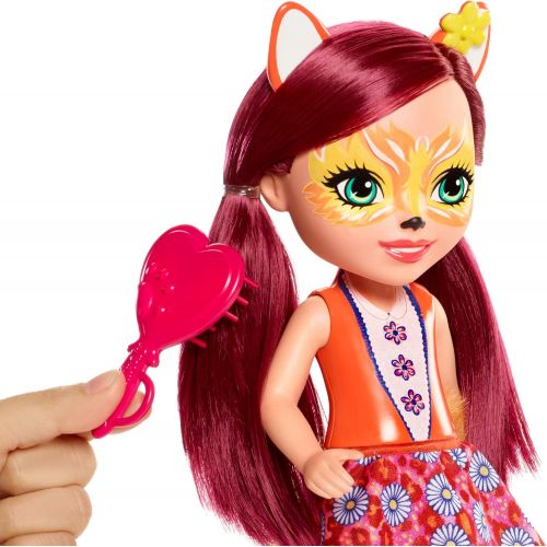  Enchantimals Huggable Cuties Felicity Fox Doll & Flick Figure