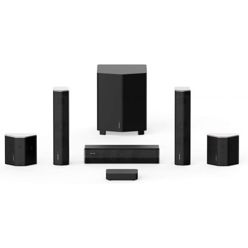  Enclave Audio Enclave CineHome II 5.1 Wireless Home Theater Surround Sound System for TV - 24 Bit Dolby Audio, DTS, WiSA Certified - CineHub Edition - Plug and Play Home Theater Audio