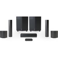 Enclave Audio Enclave CineHome II 5.2 Duo Wireless Home Theater Surround Sound System for TV - 24 Bit Dolby Audio, DTS, WiSA Certified - CineHub Edition Bundle - Plug and Play Home Theater Audio