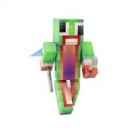 EnderToys Green Big Mouth Guy Action Figure Toy, 4 Inch Custom Series Figurines [Not an Official Minecraft Product]
