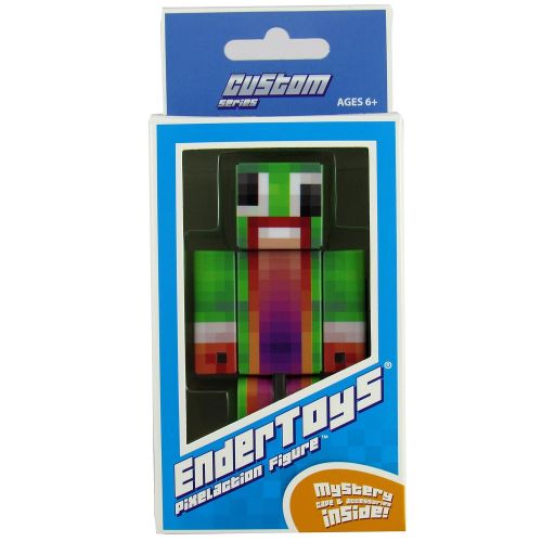  EnderToys Green Big Mouth Guy Action Figure Toy, 4 Inch Custom Series Figurines [Not an Official Minecraft Product]