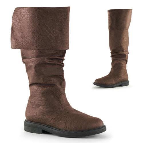  Endless Road Robin Hood Knee High Boots with Cuffs Pirate Boots Renaissance Boots 100