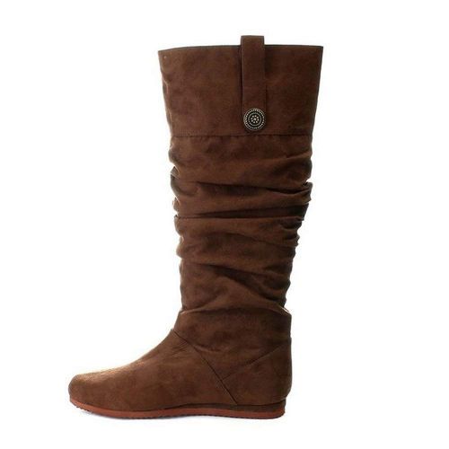  Endless Road Renaissance Pull On Mid Calf Boots Brown Mountain Man Boots Indian Boots 104