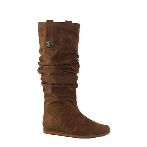  Endless Road Renaissance Pull On Mid Calf Boots Brown Mountain Man Boots Indian Boots 104