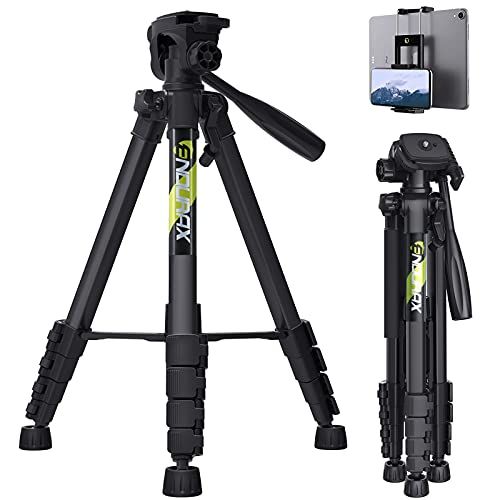  Endurax 66 Video Camera Tripod Stand Compatible with Nikon Canon, DSLR Cameras